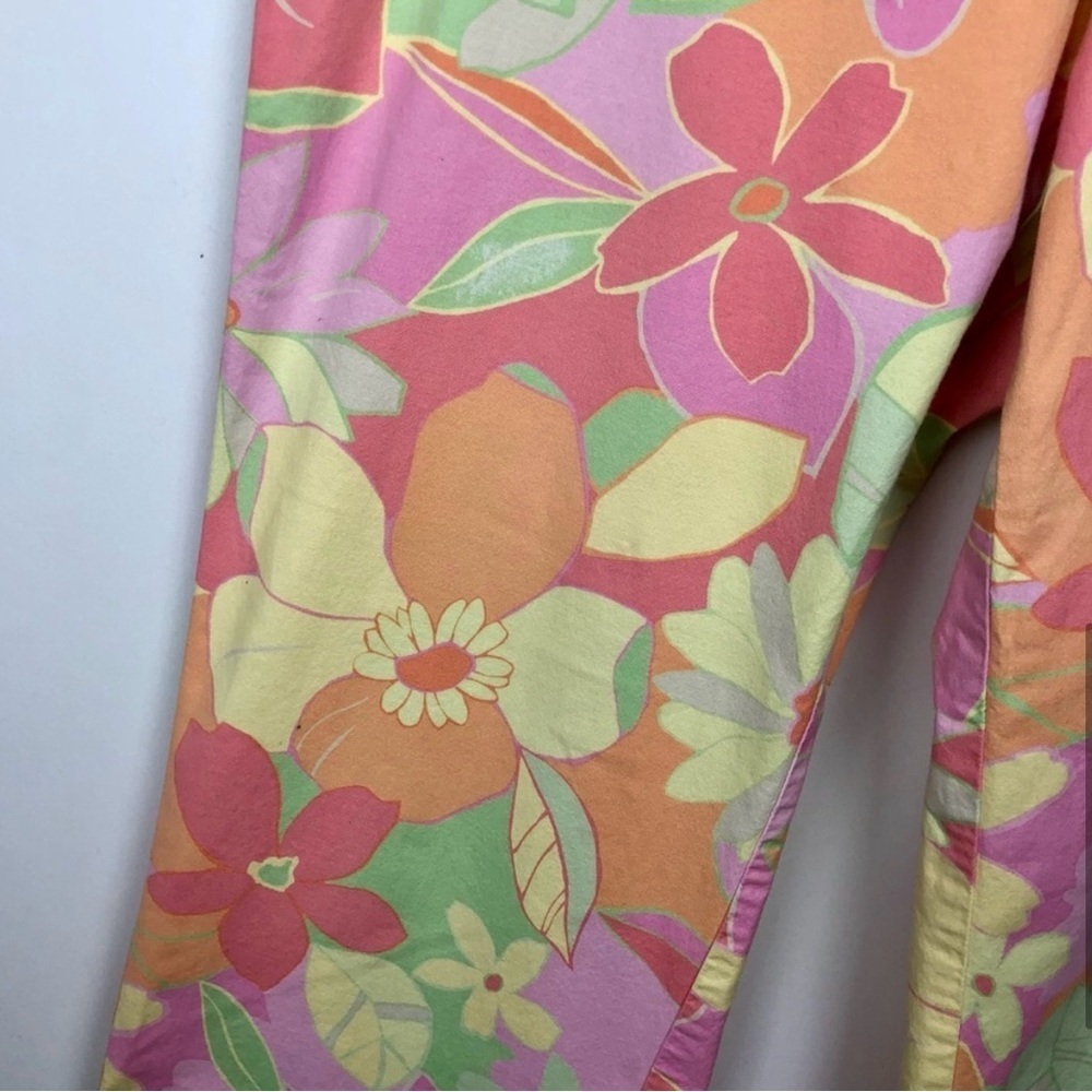 Sigrid Olsen mod pastel floral ankle pants - Size: 6 - Picture 5 of 12
